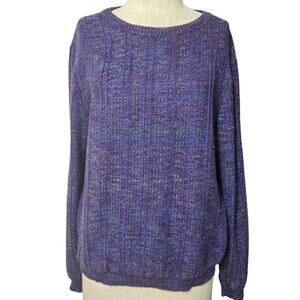 Vintage 70s Blue Sweater Size Small Made in the USA